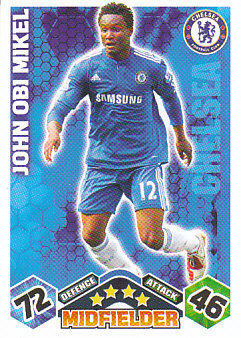 John Obi Mikel Chelsea 2009/10 Topps Match Attax #120